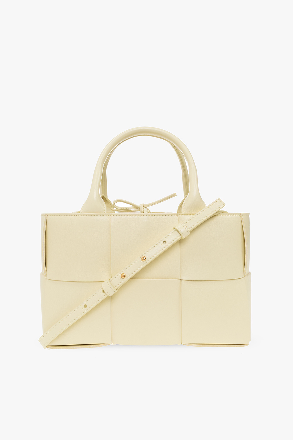 Yellow 'Arco Mini' shopper bag Bottega Veneta - Vitkac Canada